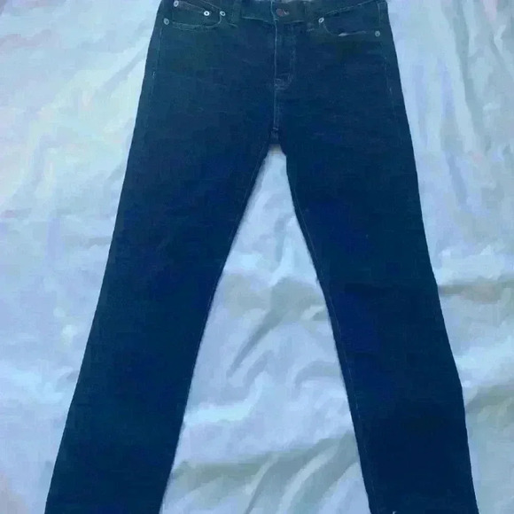 Madewell Alley‎ Straight Denim Jeans Dark Wash Blue Women's Size 27 - Picture 5 of 10